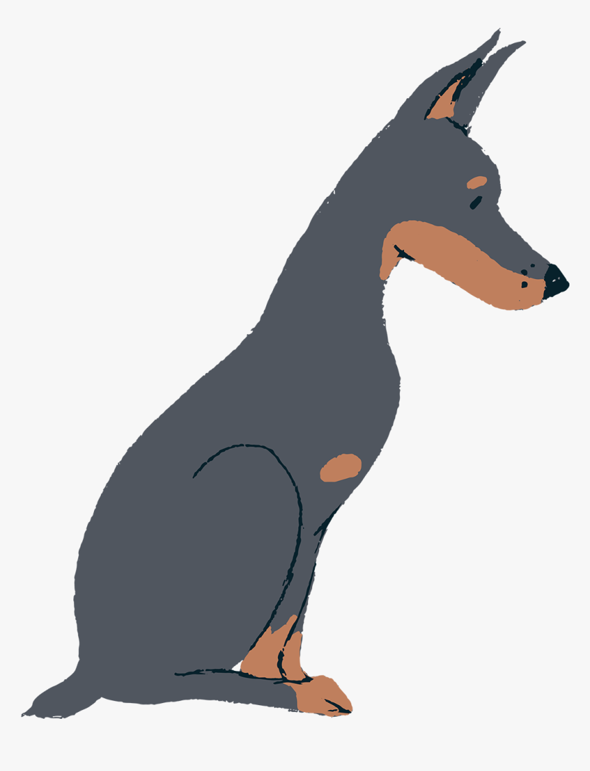 Transparent Doberman Pinscher Png - Dobermann, Png Download