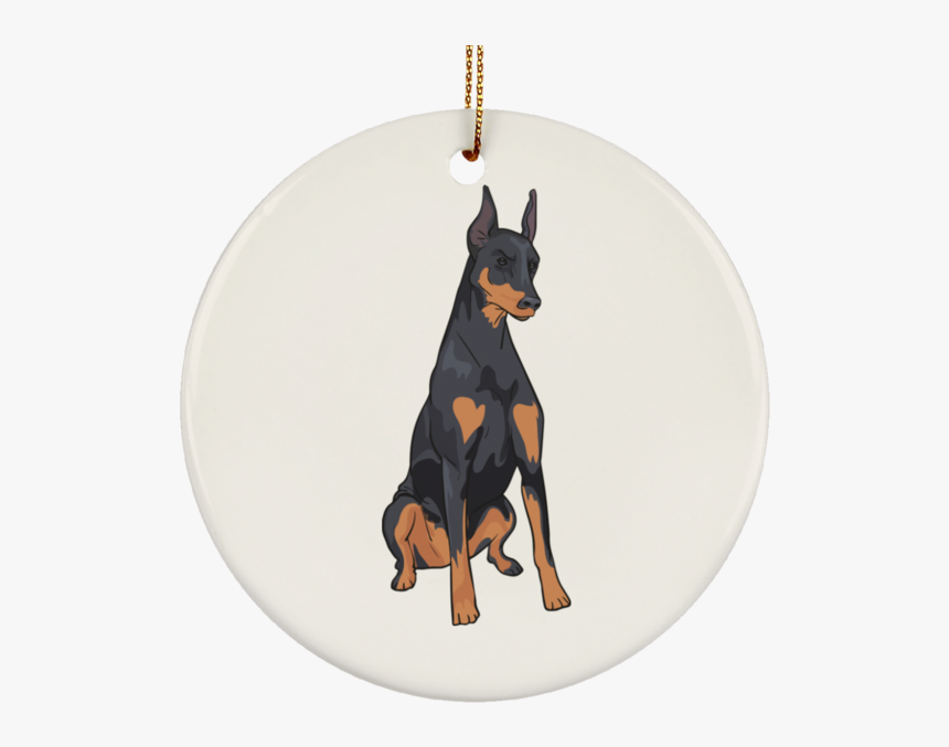 Doberman Pinscher Dog Ornament Christmas Tree Ornaments - Dobermann, HD Png Download