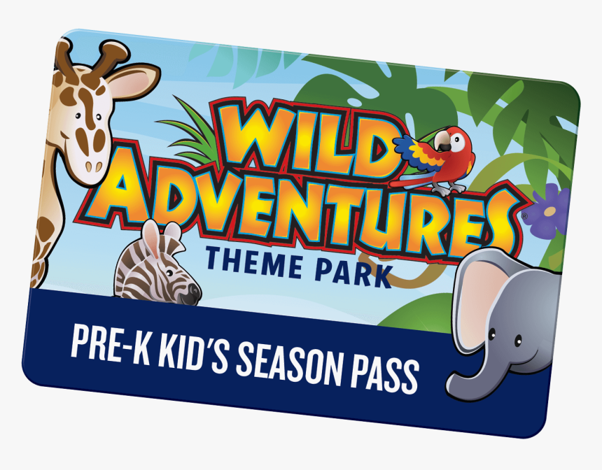 Pre-k Free Season Pass - Wild Adventures, HD Png Download