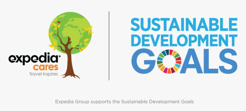 Supports The Sustainable Development Goals - Expedia Cares Logo, HD Png Download