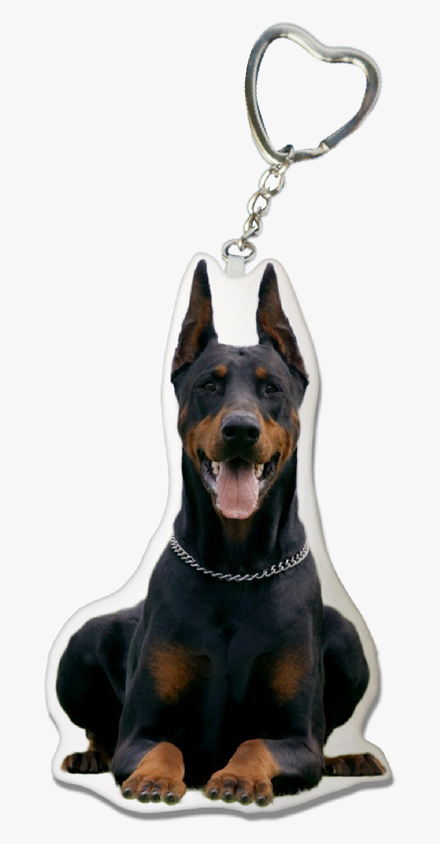 Doberman Pinscher Keyring - เช พ เพิ ร์ ด, HD Png Download
