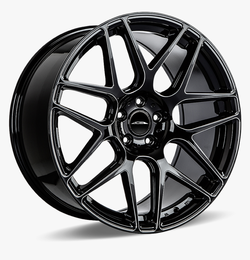 Mesh 7 D707 Gloss Black W/ Milled - Konig 45b Control, HD Png Download