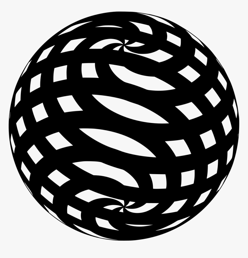 Black Volleyball Transparent Image - Volleyball Ball Vector Png, Png Download