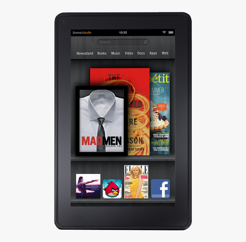 Amazon Kindle Fire - Tablette Amazon Kindle Fire, HD Png Download