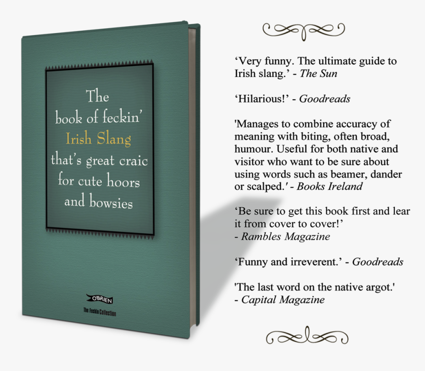 Slang-1 - Book Of Feckin Irish Slang That's Great Craic For Cute, HD Png Download