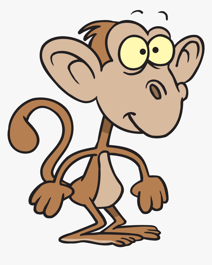 Funny Monkey Pictures Cartoon, HD Png Download