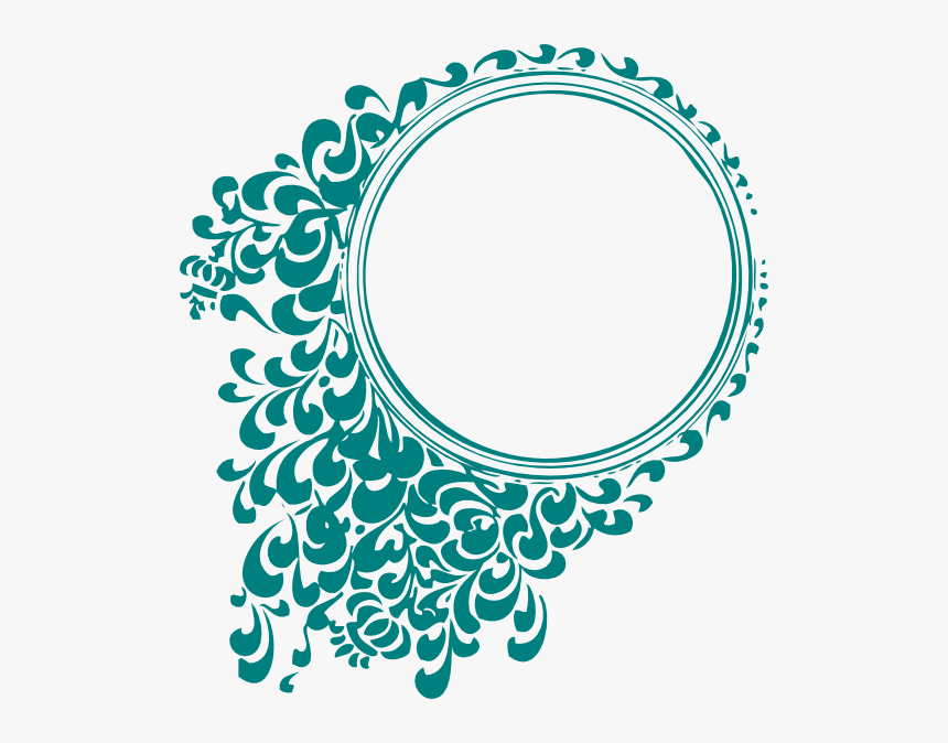 Indian Wedding Frame Png - Blue Circle Design Logo, Transparent Png