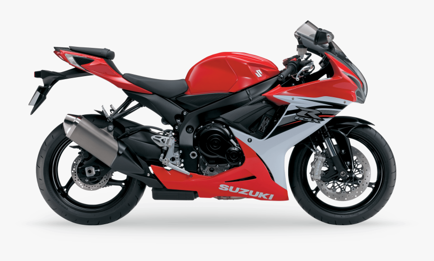 Red White Suzuki Motorcycle - Suzuki Gsx R600 2016, HD Png Download