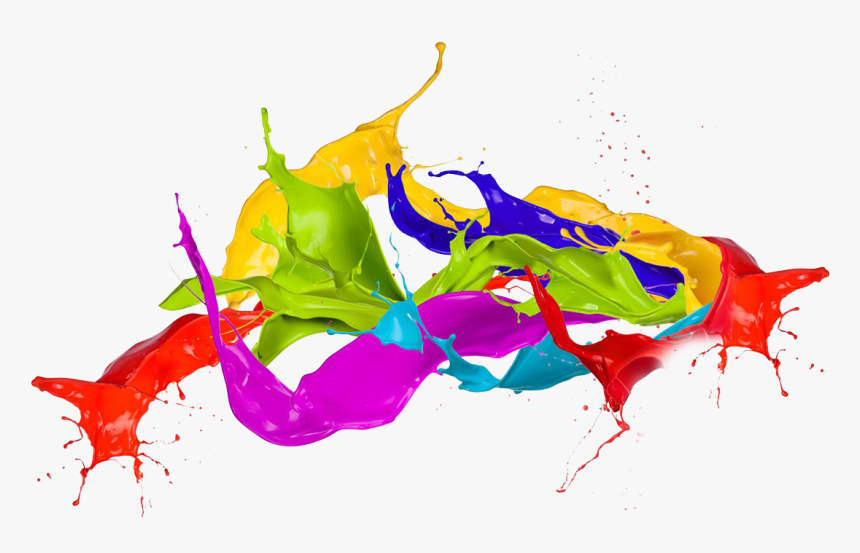 Color Splash Transparent Holi Png Image High Quality - Color Ink Splash Png, Png Download