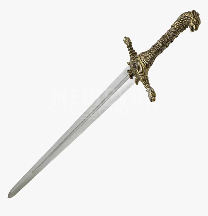 Black And Gold Sword , Png Download - Game Of Thrones Oathkeeper Sword, Transparent Png