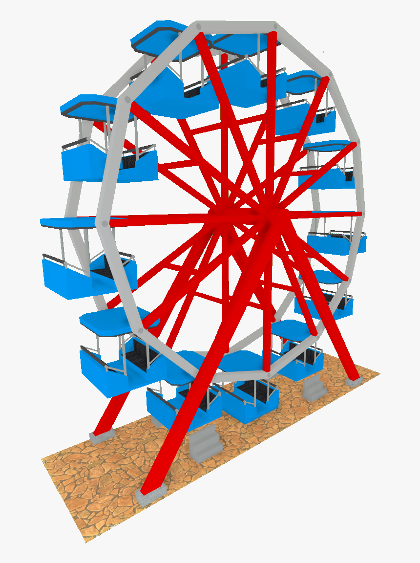 Theme Park Tycoon 2 Wikia - Ferris Wheel, HD Png Download