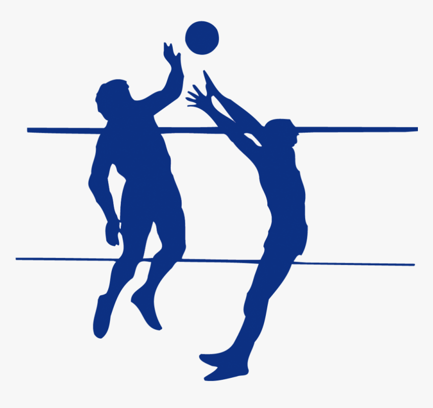 Girl Volleyball Player Silhouette, HD Png Download