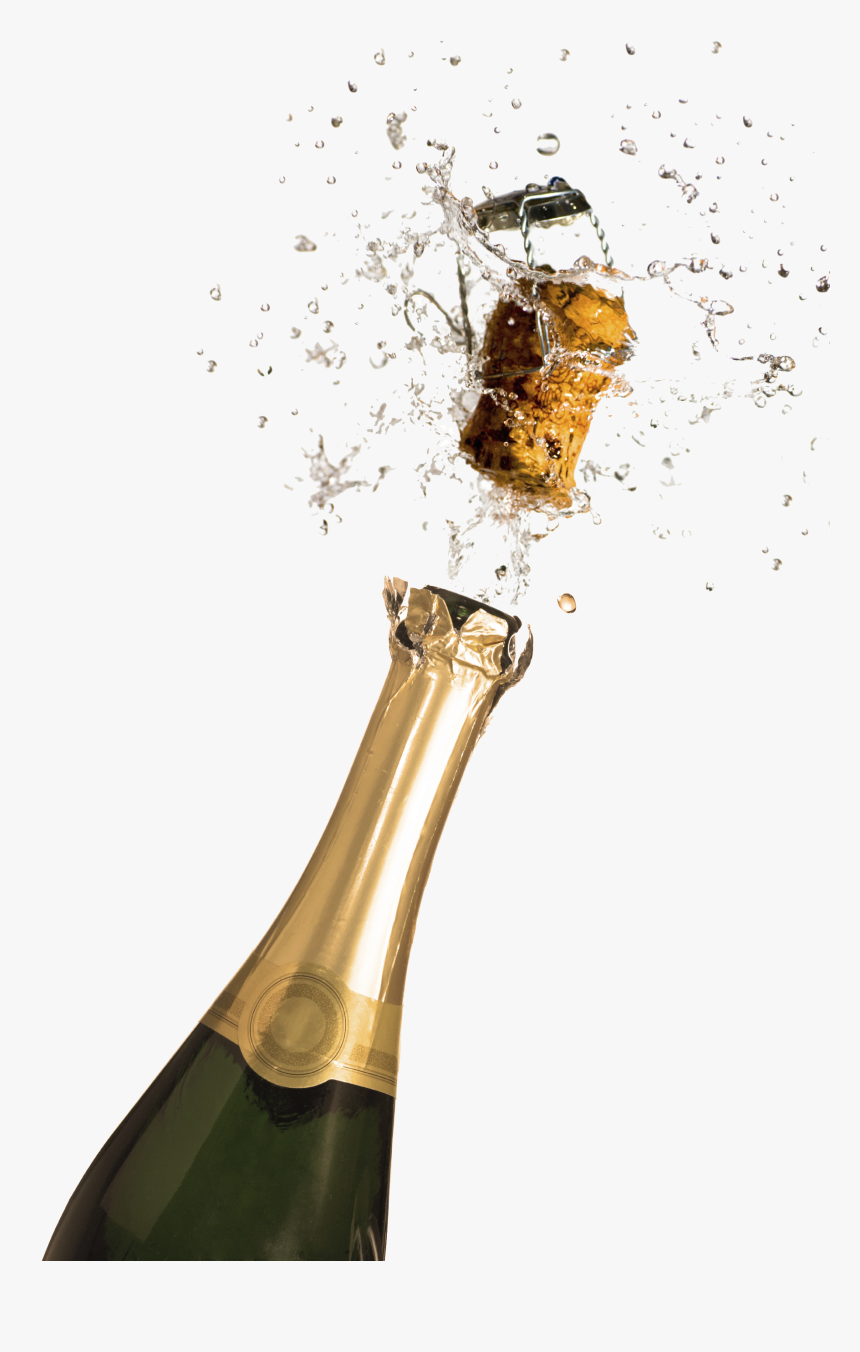 Champagne Free Download Png - Beer Bottle Opened Png, Transparent Png