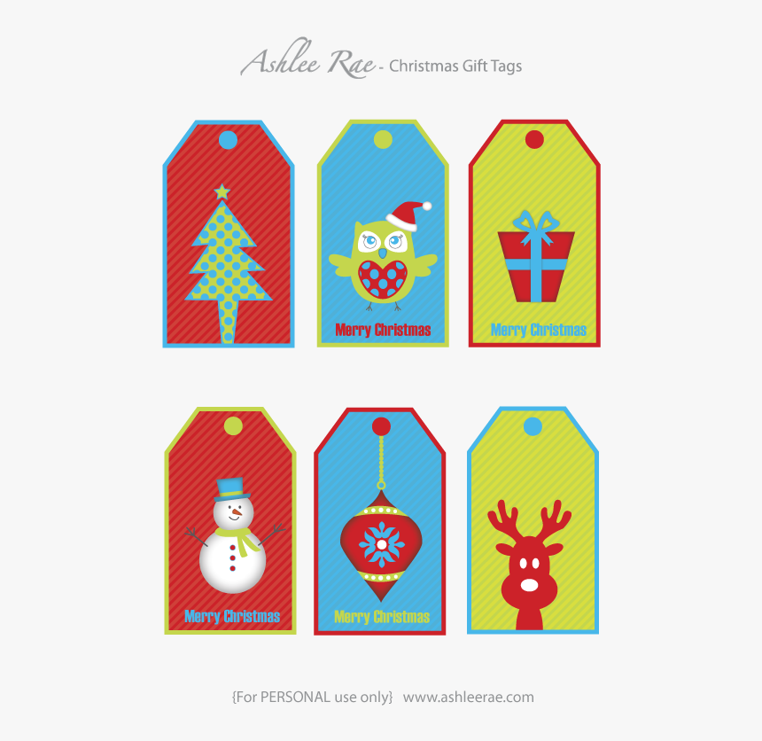 Gift Tag Label - Christmas Free Printable Tags For Kids, HD Png Download
