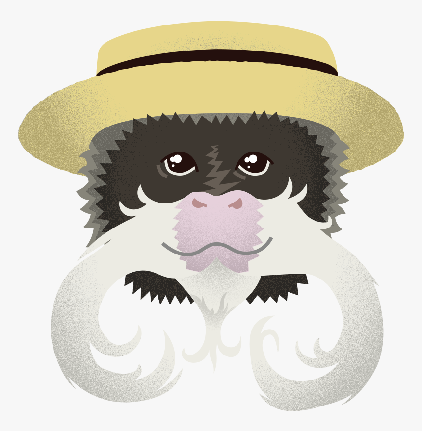 Realistic Mustache Png - Green Yellow Red Stickers, Transparent Png