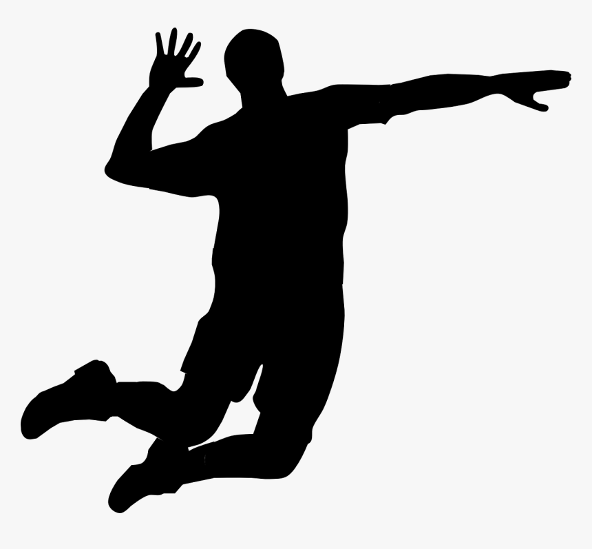 Man Hitting Woman Png - Volleyball Player Clip Art, Transparent Png