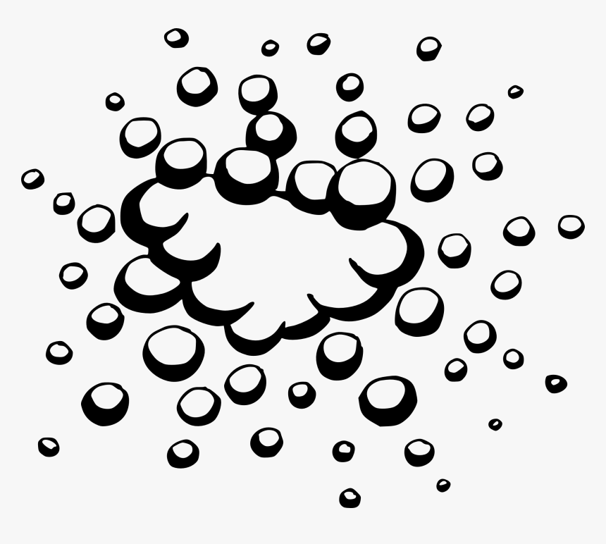 Black Bubbles Transparent Png, Png Download