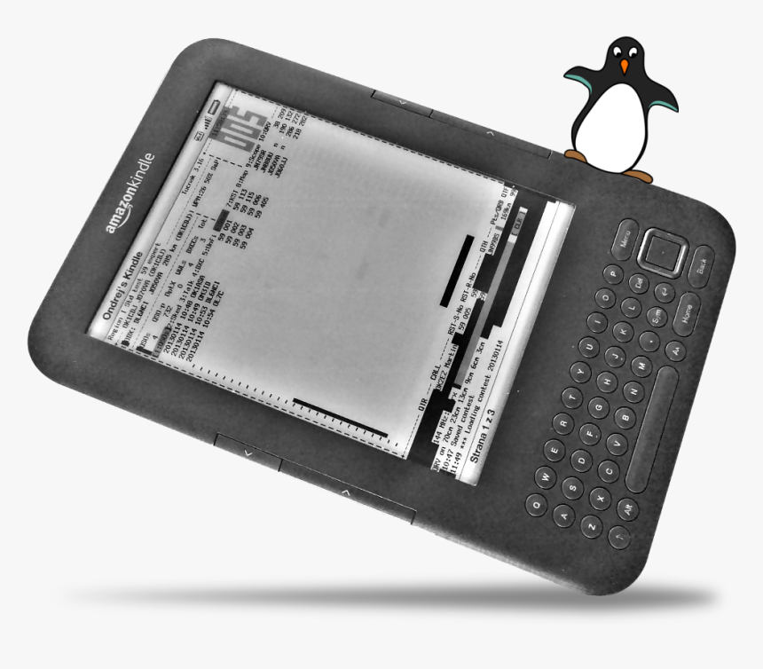 Tucnak On Kindle3 - Mobile Phone, HD Png Download