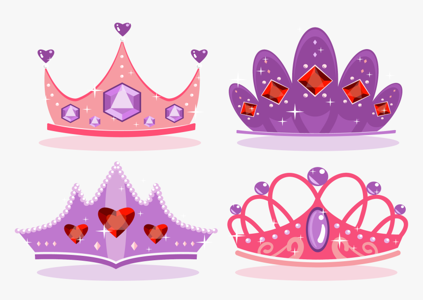 Transparent Quinceanera Crown Clipart - Cute Cartoon Princess Crown, HD Png Download
