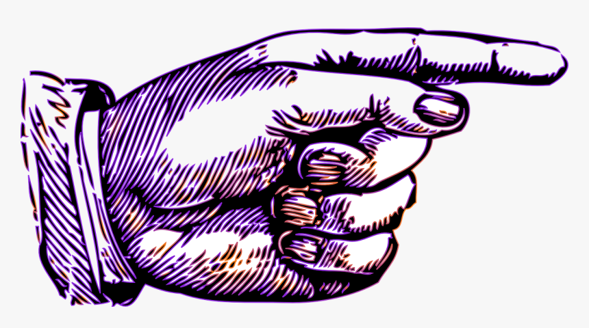 Pointing Finger Clip Art, HD Png Download