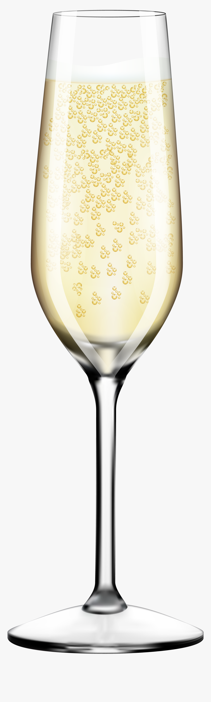 Glass Clipart Champagne - Champagne Glass Clip Art Png, Transparent Png