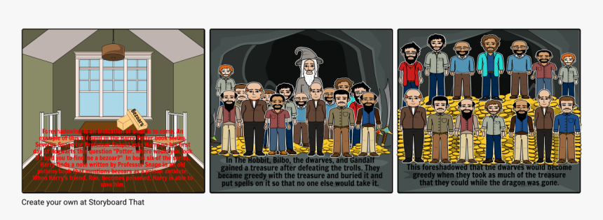 Inspector Calls Act 2 Storyboard, HD Png Download