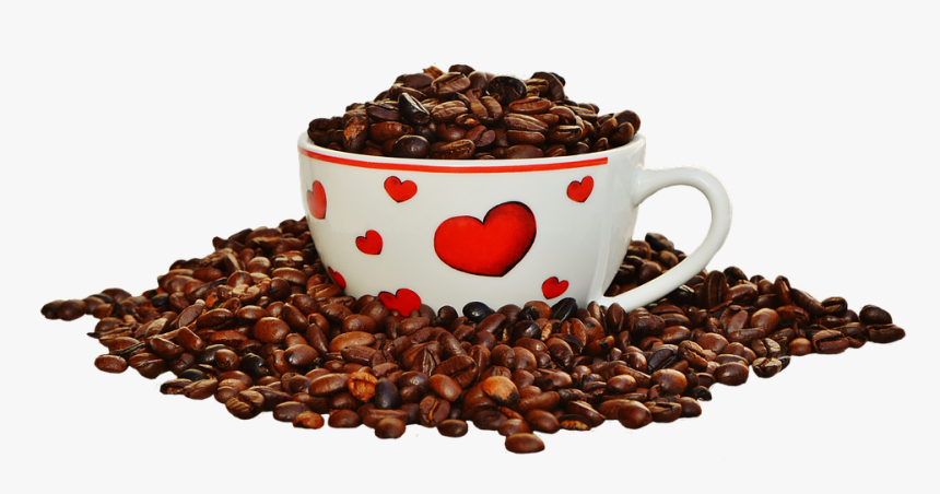 Coffee Beans Cup Png - Coffee Png, Transparent Png