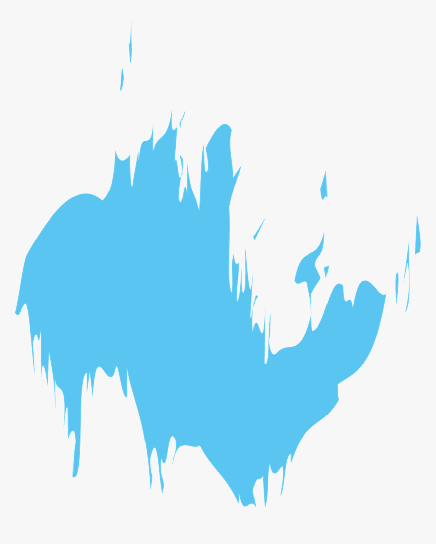 Blue Paint Splatter - Ms Scandalous Ladies First, HD Png Download