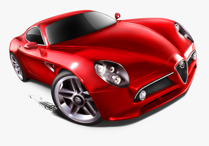 Alfa Romeo Png Red Hot Wheel Car - Red Hot Wheel Car, Transparent Png