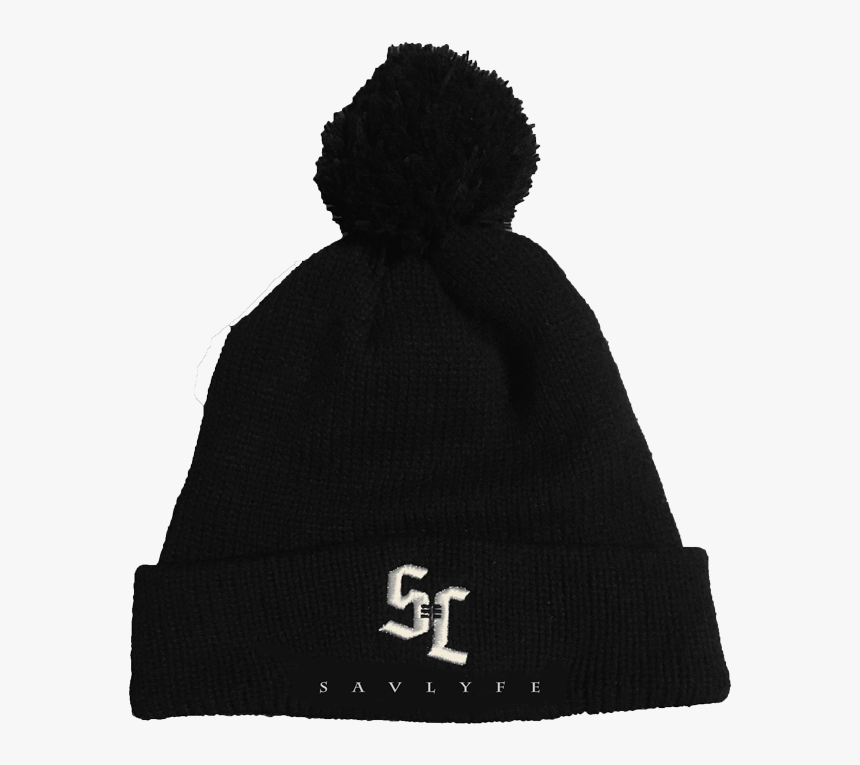 Beenie Black Sl Logo Word - Beanie, HD Png Download
