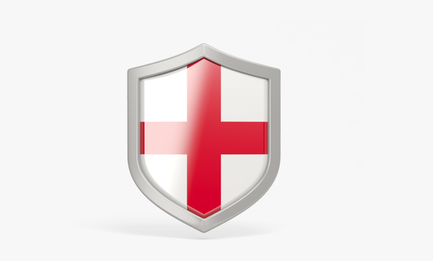 Download Flag Icon Of England At Png Format - England Flag With Shield, Transparent Png