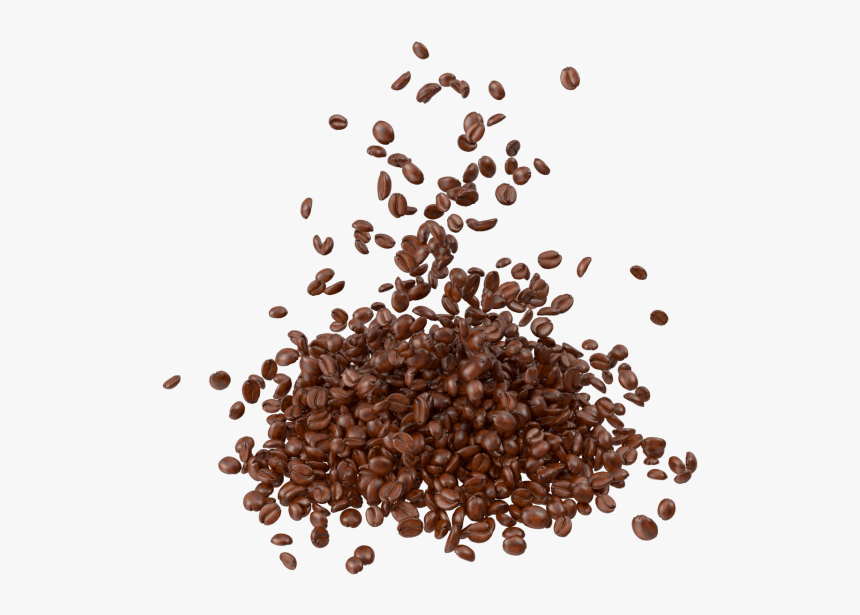 Scattered Coffee Bean Png, Transparent Png