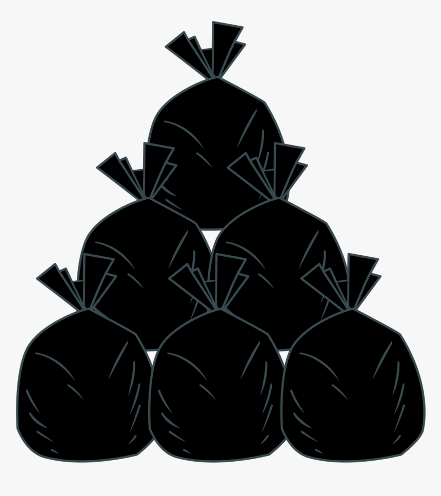 Vector Freeuse Stock Garbage Bags Clipart - Trash Bag Emoji, HD Png Download