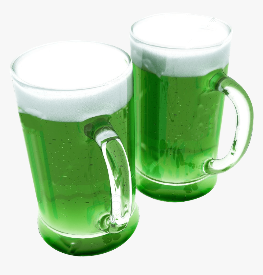 Green Beer Pint Png - St Patrick's Day Beer Png, Transparent Png