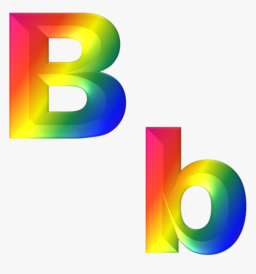 B Rainbow, HD Png Download