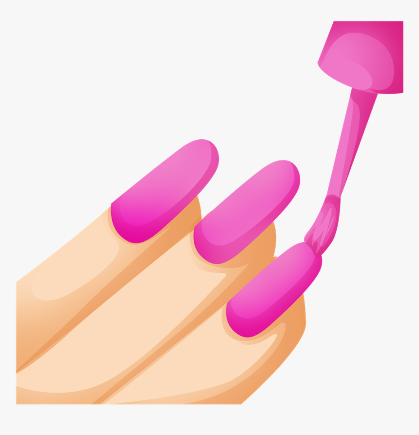 Fingernail, High Resolution Nail Polish Png Clipart - Transparent Nail Polish Clip Art, Png Download