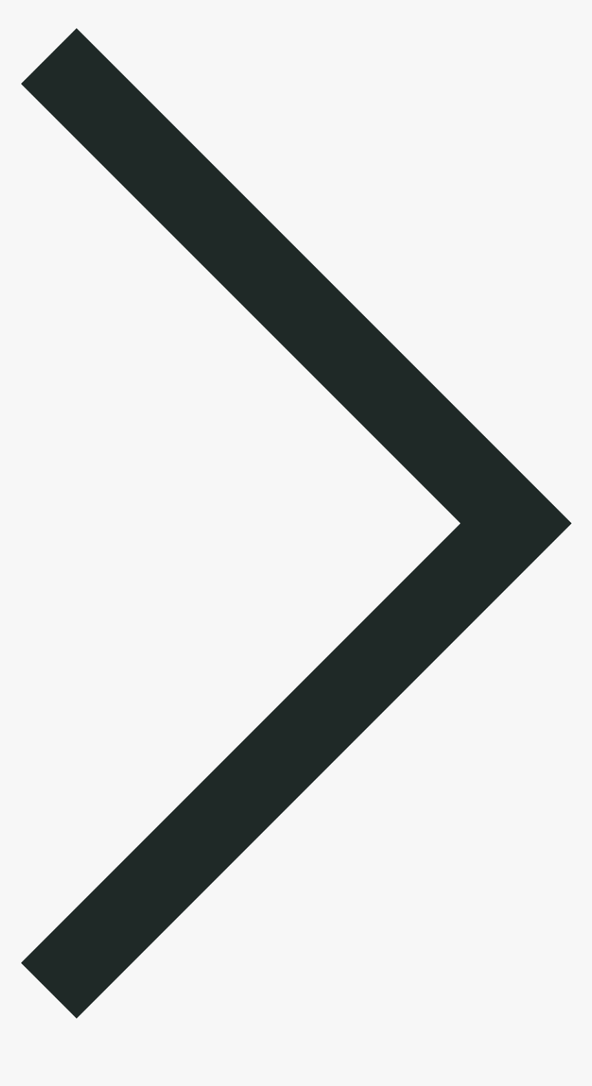 Chevron Thin Right - Arrow View, HD Png Download