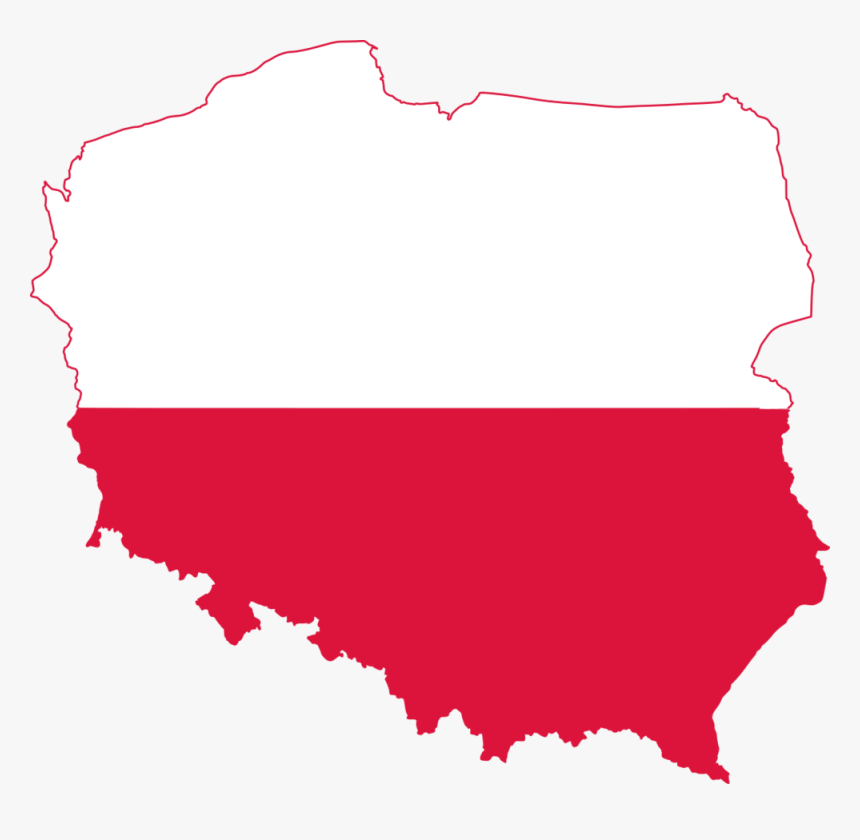 Poland Map With Flag, HD Png Download