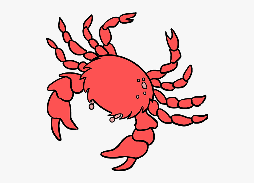 How To Draw Crab - Drawing, HD Png Download