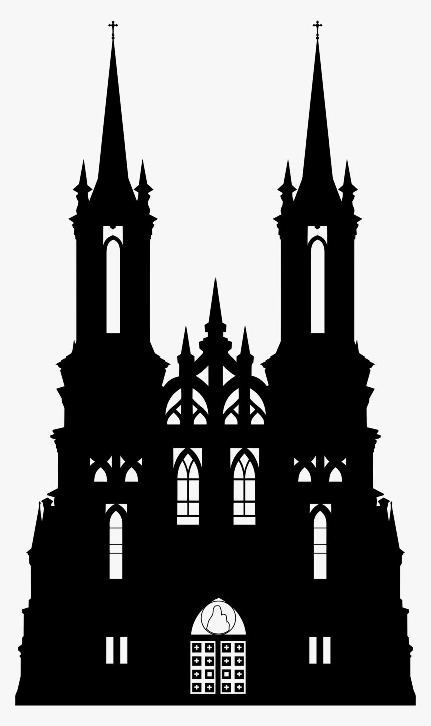 Gothic Castle Silhouette, HD Png Download