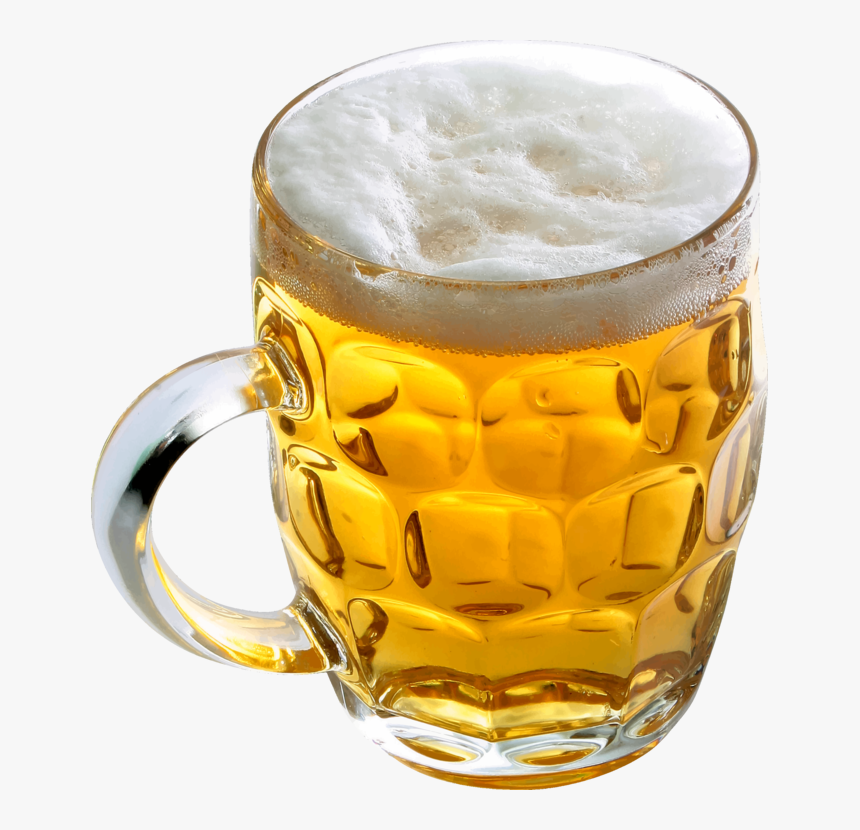 Beer Stein,pint Us,cup - Beer In Glass, HD Png Download