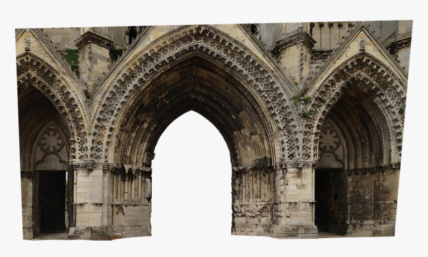 Portal, Gothic, Architecture, Church, Building - Abbey Of St. Jean Des Vignes, HD Png Download