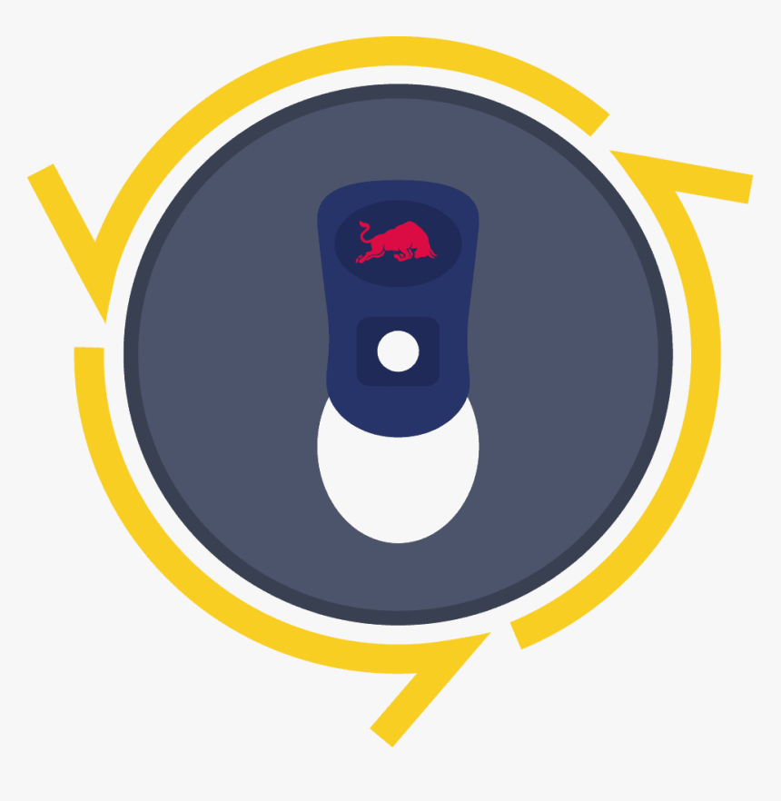 Red Bull Can Top, HD Png Download