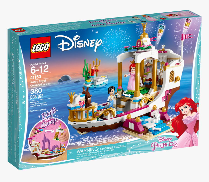 Lego Ariel's Royal Celebration Boat, HD Png Download