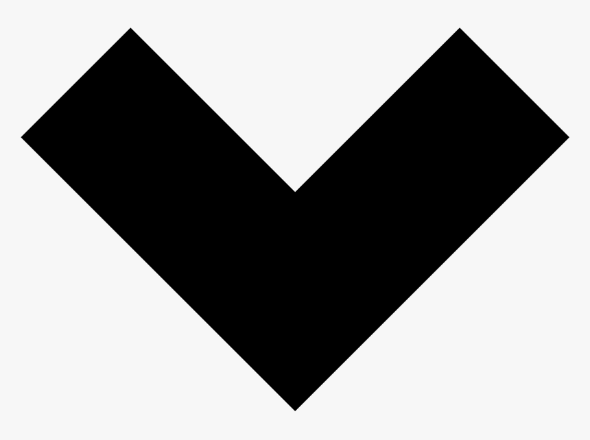 File Octicons Chevron - Icomoon Arrow Down, HD Png Download