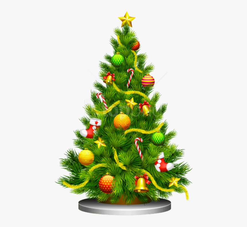 Tree Christmas Vector Png, Transparent Png
