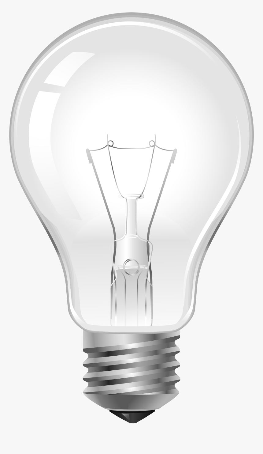 Bulb Clipart Lamp - Incandescent Light Bulb, HD Png Download