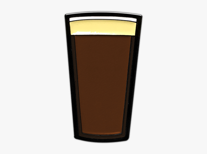 Stout Beer Pint Enamel Pin - Pint Glass, HD Png Download