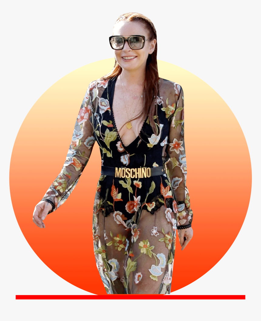 Lohan Is Photographed Filming Her New Mtv Reality Show - Lindsay Lohan Beach Young, HD Png Download