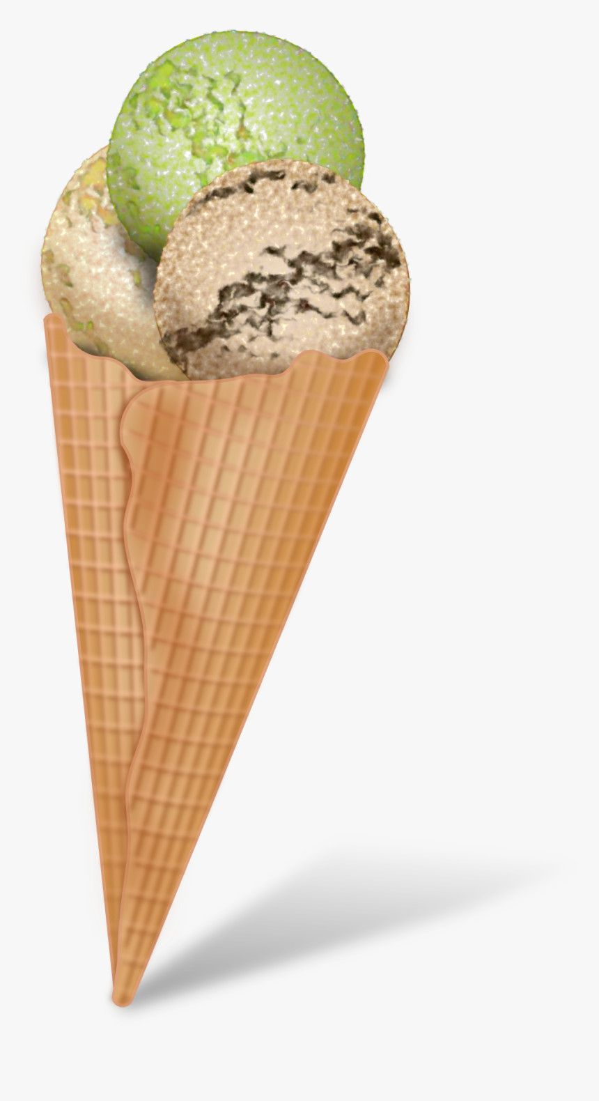 Ice Cream Cone Ice Creamne Clip Art Summer Clipart - Helados De Conos Png, Transparent Png